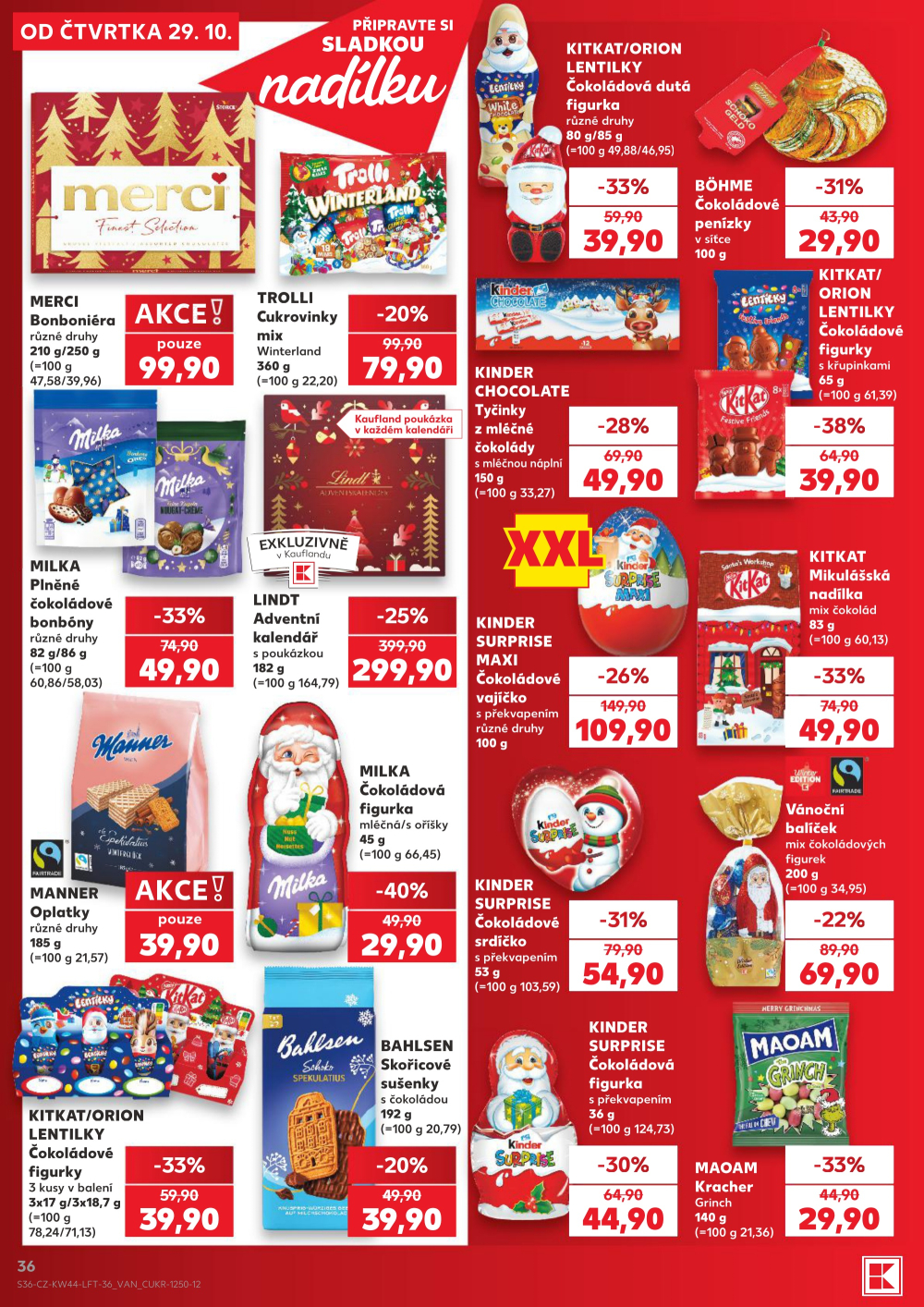 Leták Kaufland leták Praha 3 - Jarov - strana 36