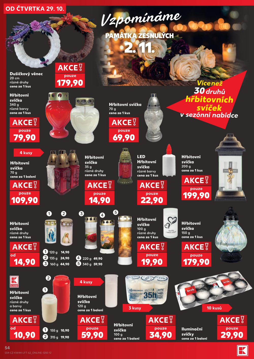 Leták Kaufland leták Praha 3 - Jarov - strana 54
