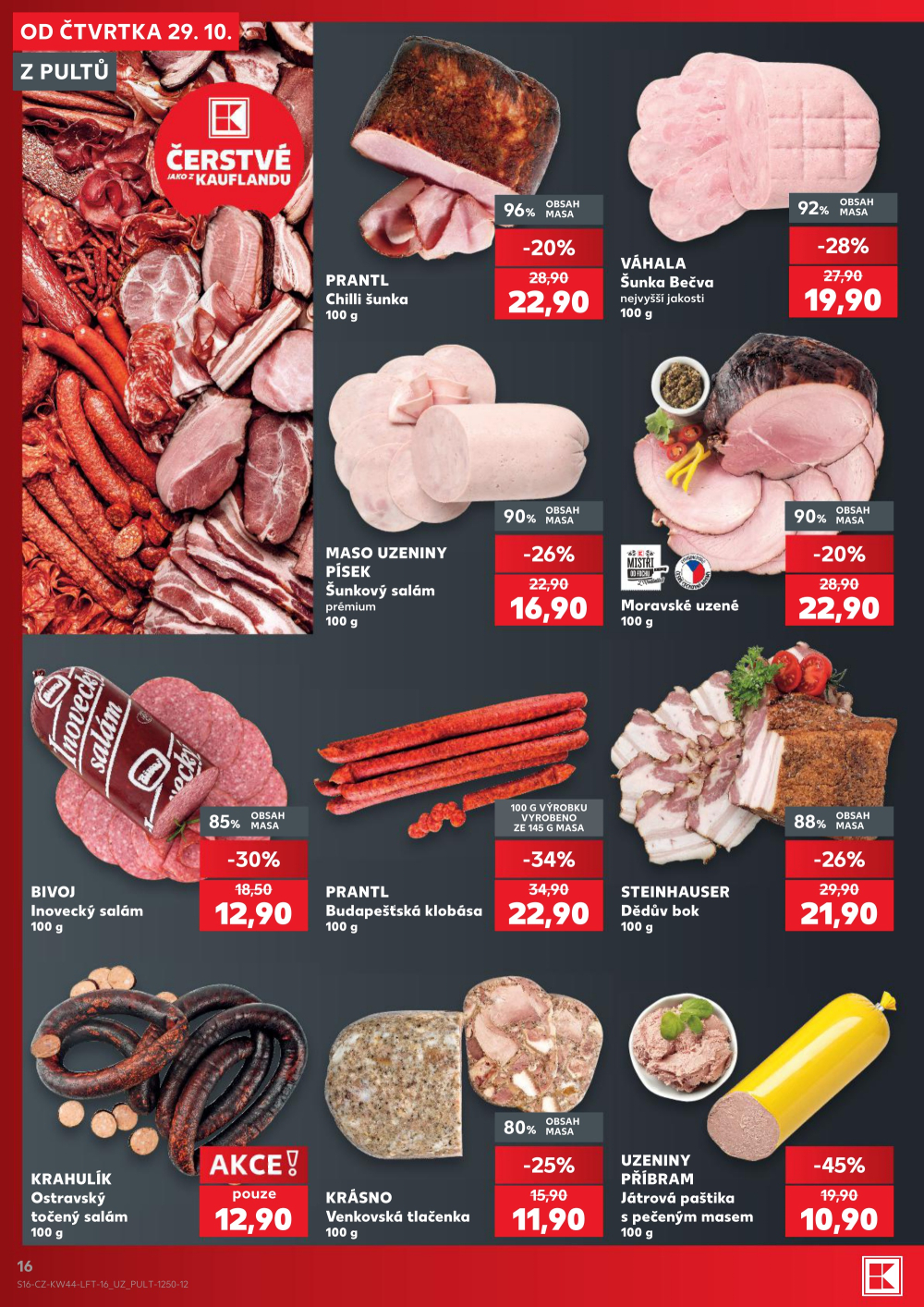 Leták Kaufland leták Praha 4 - Modřany - strana 16