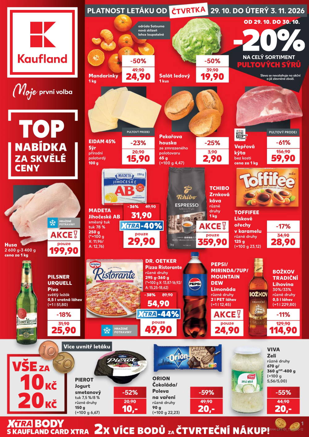 Leták Kaufland leták Praha 4 - Modřany - strana 1