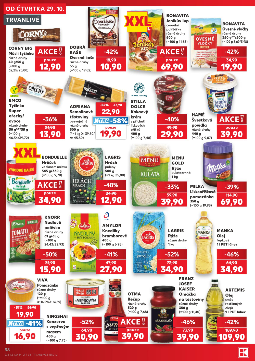 Leták Kaufland leták Praha 4 - Modřany - strana 38