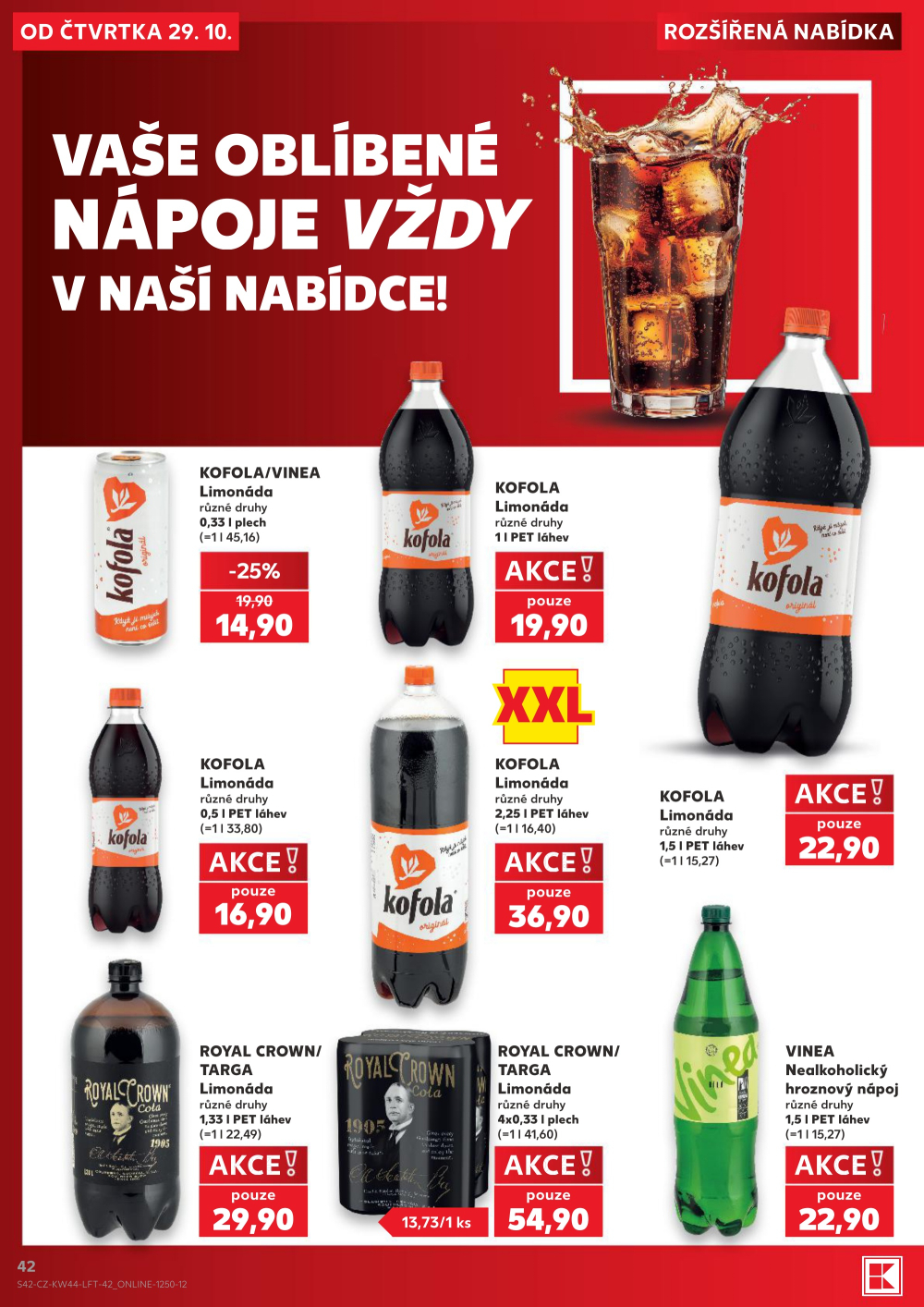 Leták Kaufland leták Praha 4 - Modřany - strana 42