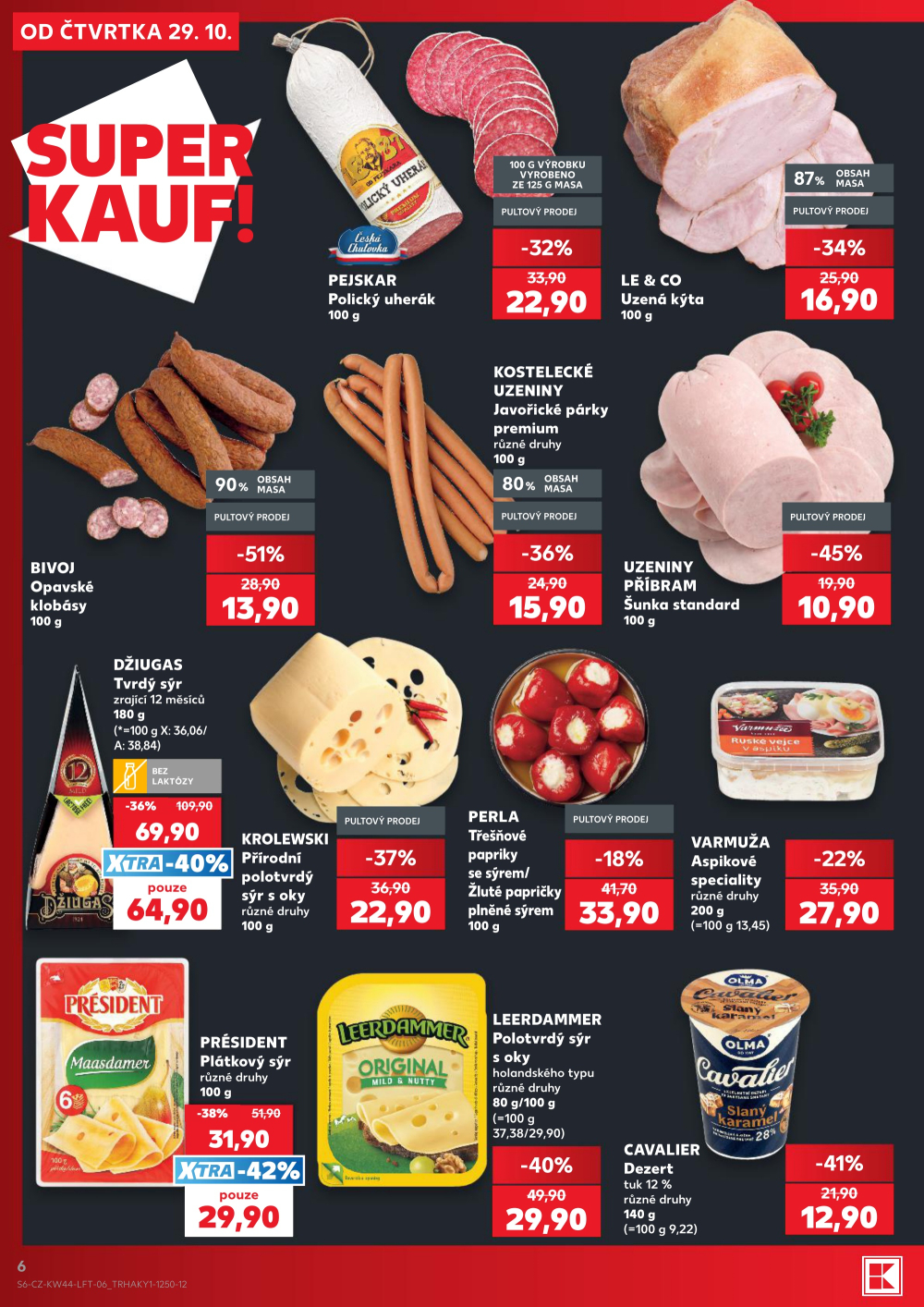 Leták Kaufland leták Praha 4 - Modřany - strana 6