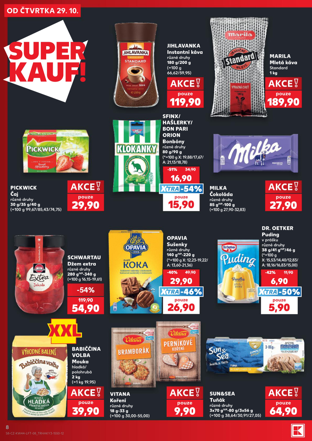 Leták Kaufland leták Praha 4 - Modřany - strana 8