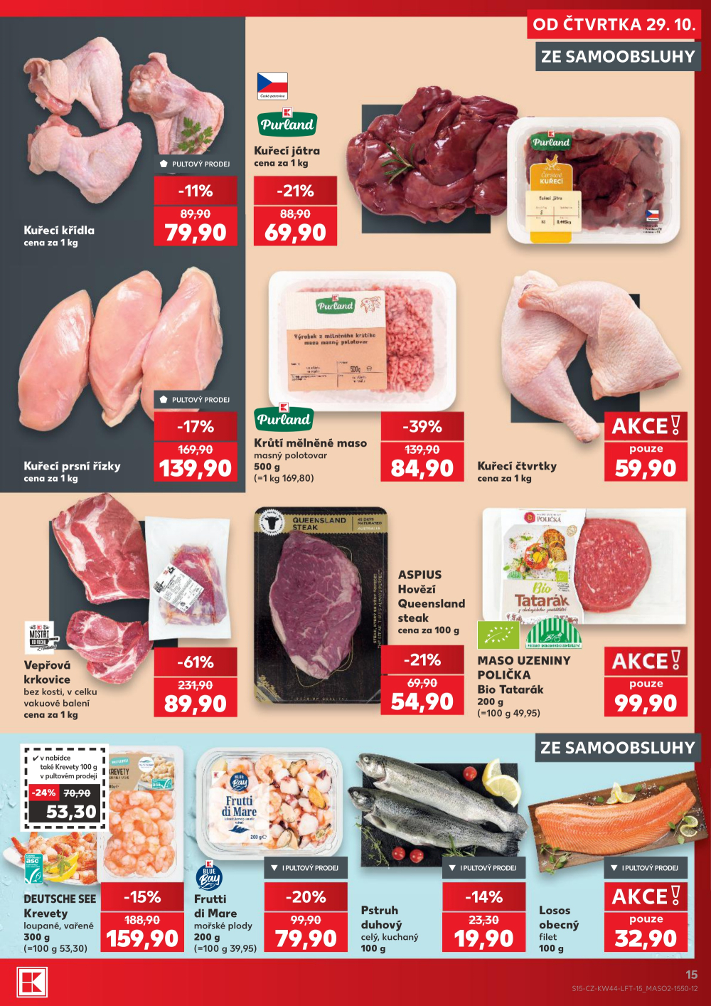 Leták Kaufland leták Praha 4 - Michle - strana 15