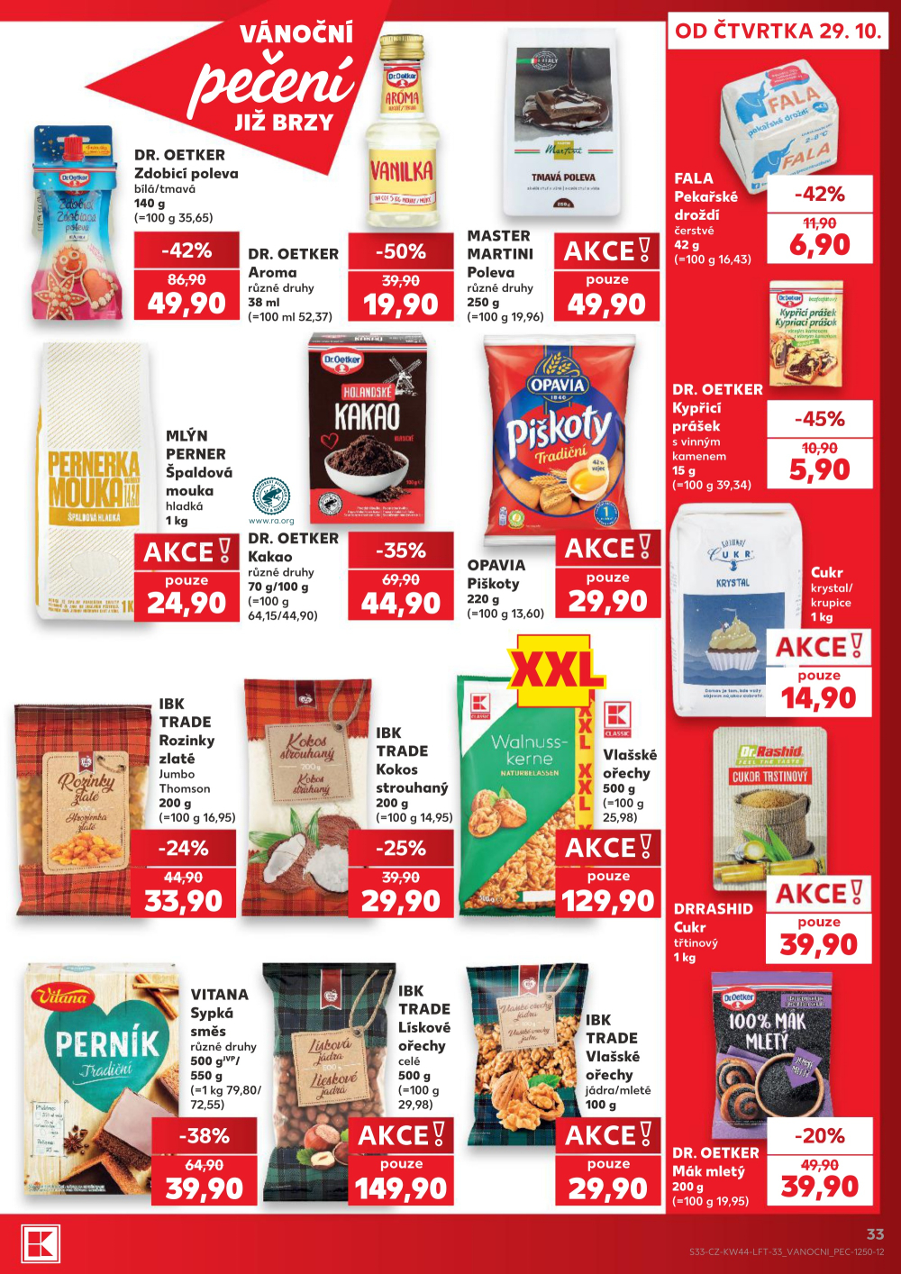 Leták Kaufland leták Praha 4 - Michle - strana 33