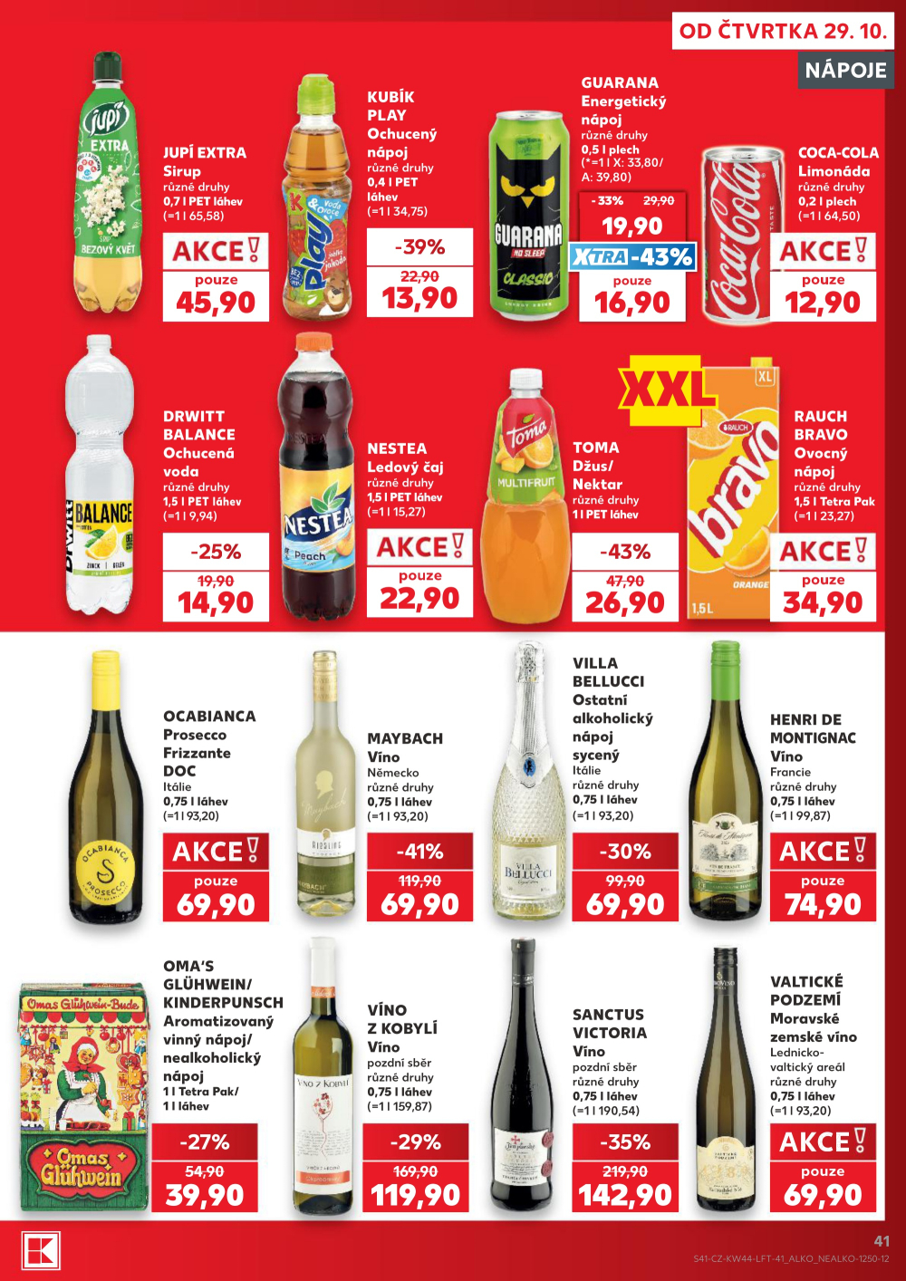 Leták Kaufland leták Praha 4 - Michle - strana 41