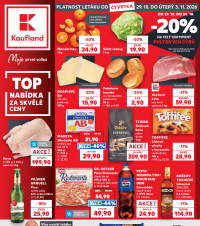 Akční leták Kaufland  Praha 8 - Libeň