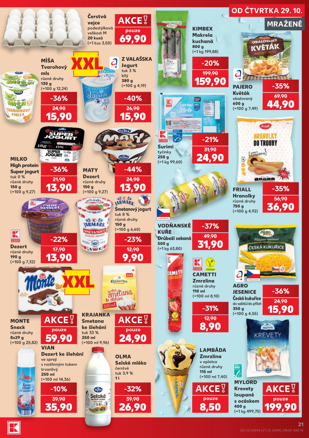 Leták Kaufland leták Praha 8 - Libeň - strana 21