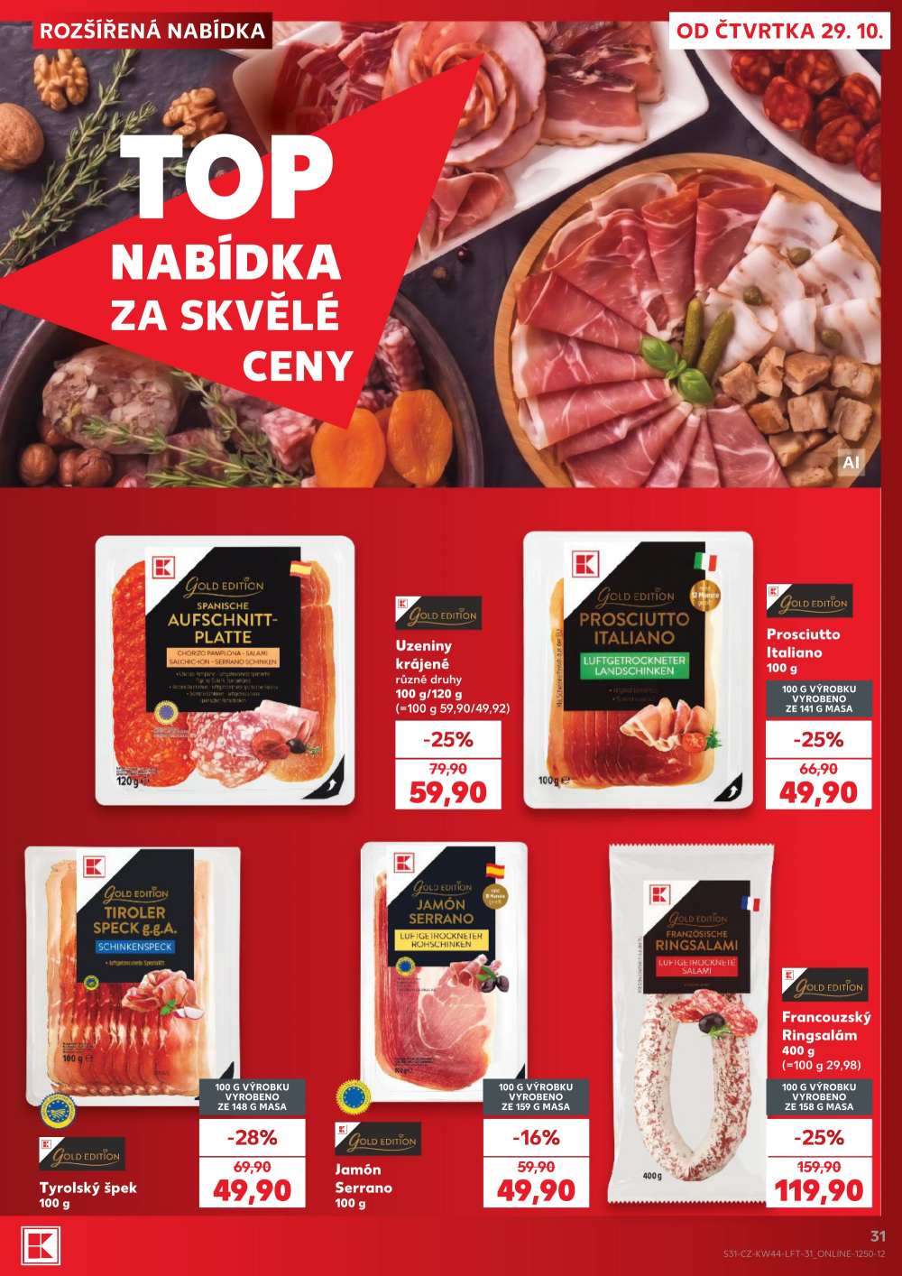 Leták Kaufland leták Praha 8 - Libeň - strana 31