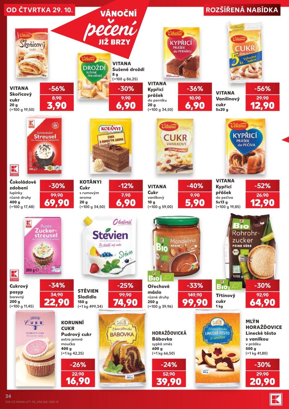 Leták Kaufland leták Praha 8 - Libeň - strana 34
