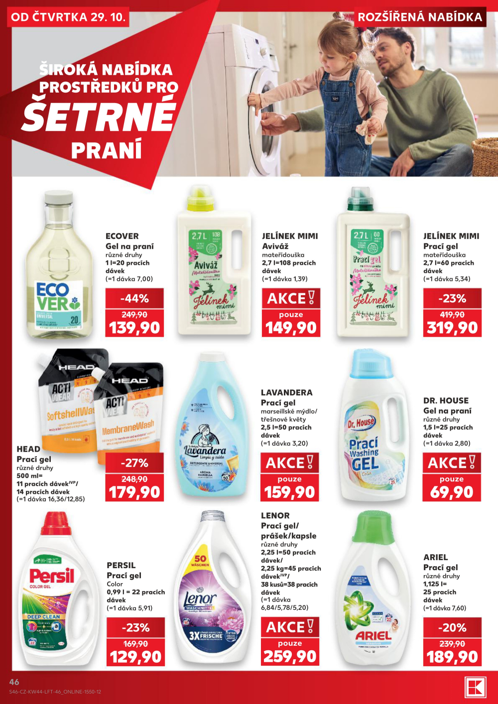 Leták Kaufland leták Praha 8 - Libeň - strana 46