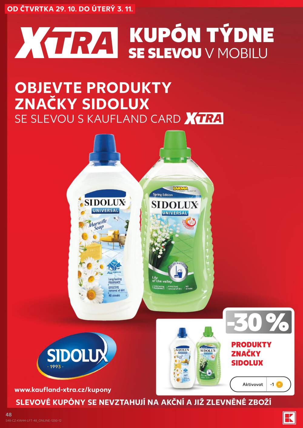 Leták Kaufland leták Praha 8 - Libeň - strana 48