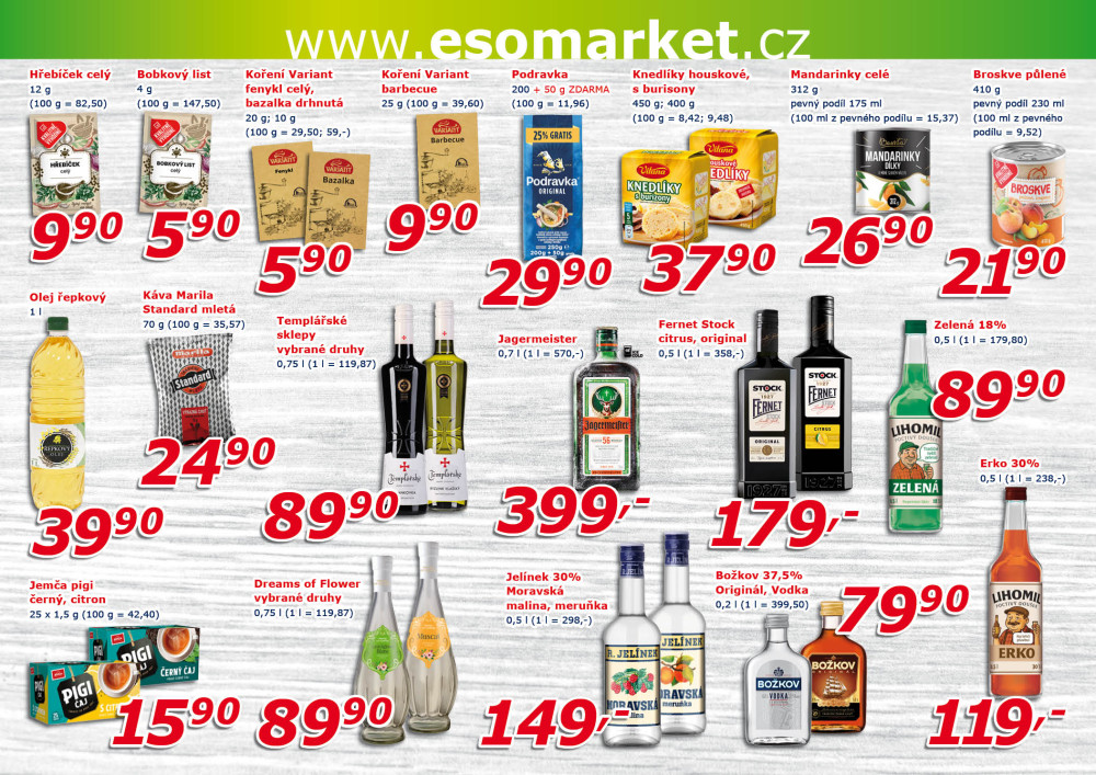 Leták ESO MARKET leták - strana 5