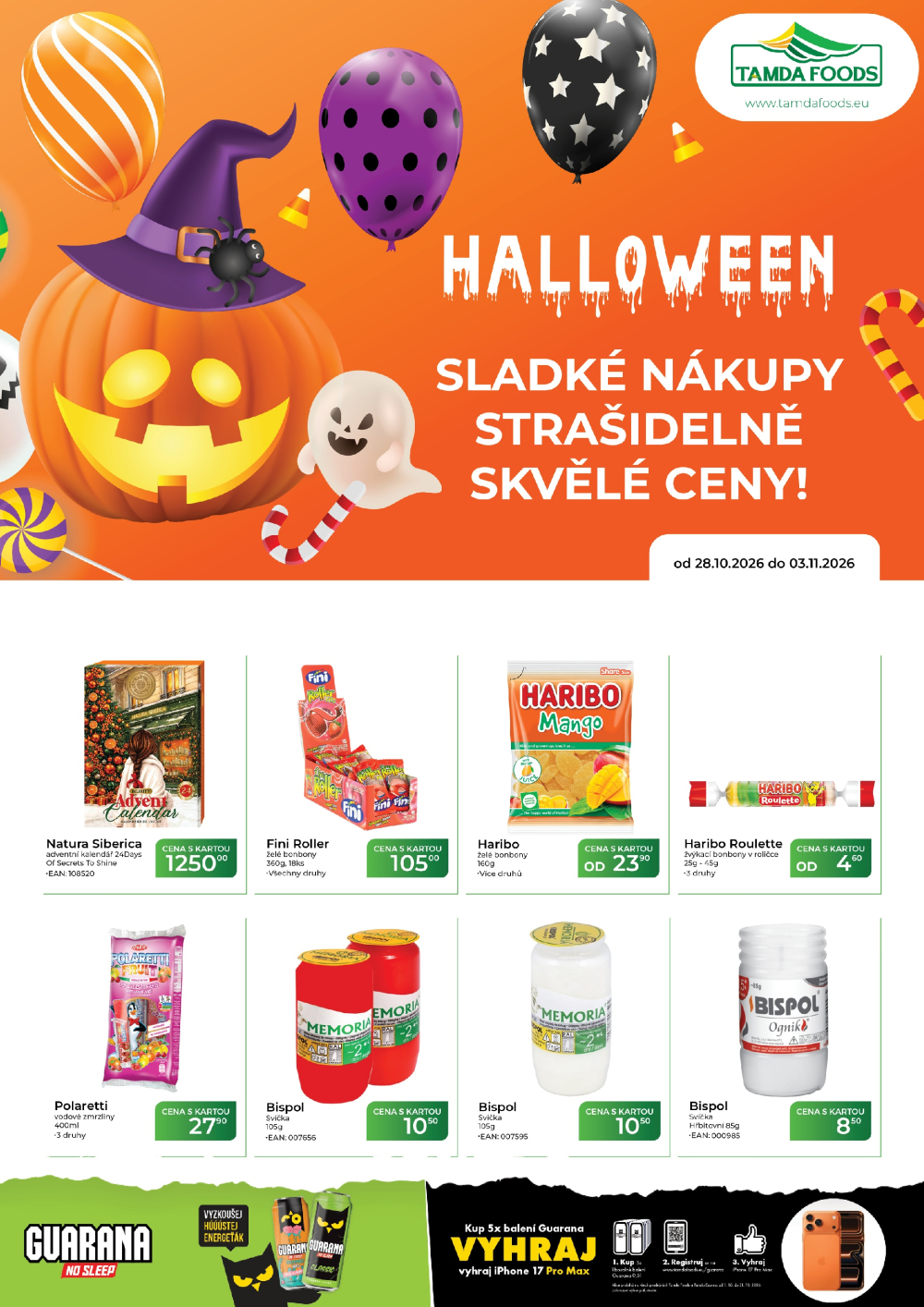 Leták TAMDA FOODS leták - strana 1