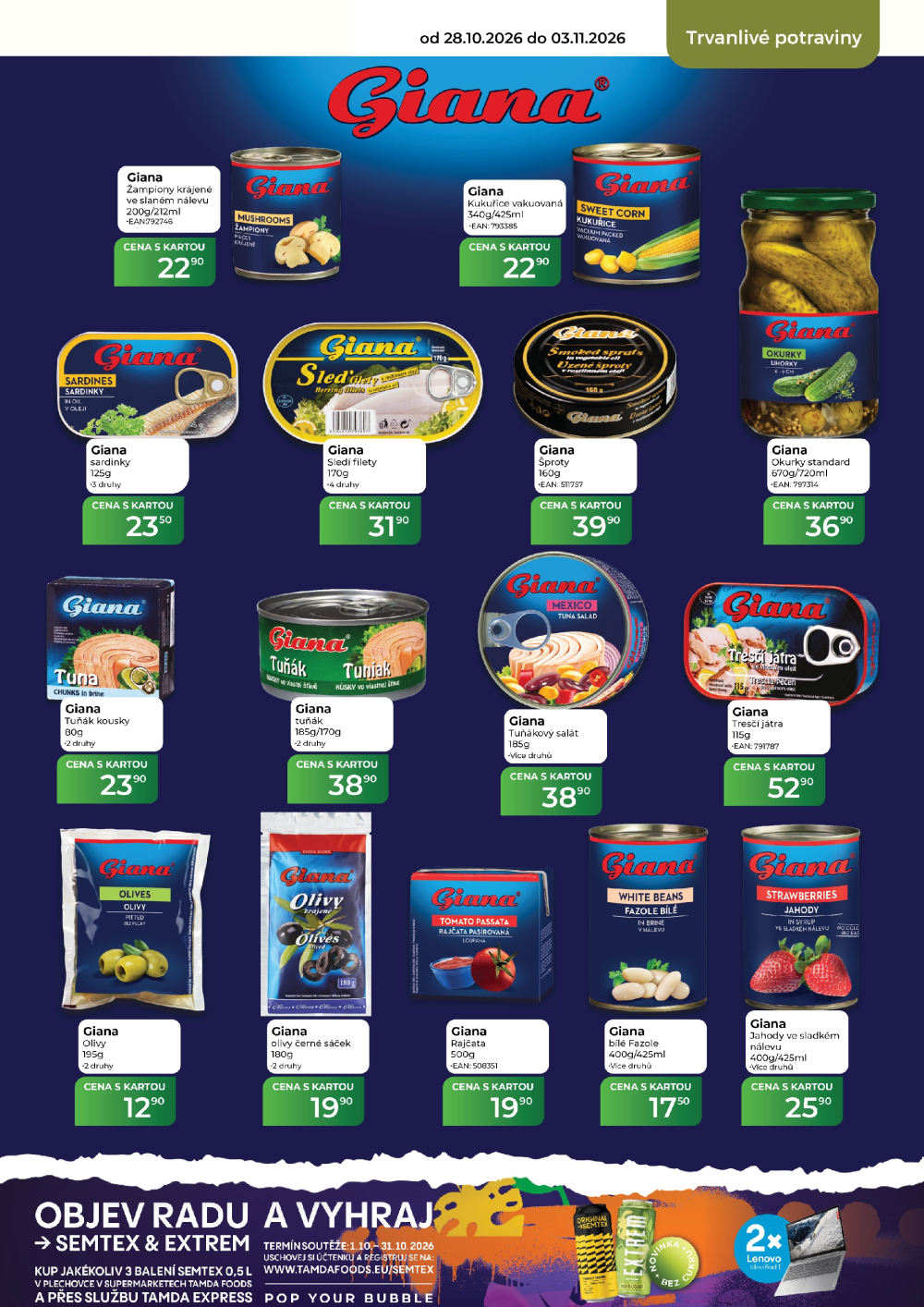 Leták TAMDA FOODS leták - strana 43