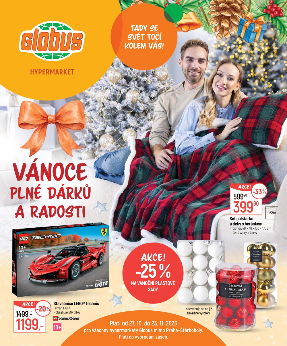 Leták Globus leták - Vánoce plné dárků a radosti - strana 1