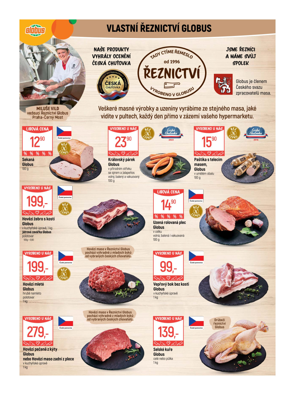 Leták Globus leták Praha - Černý Most - strana 5