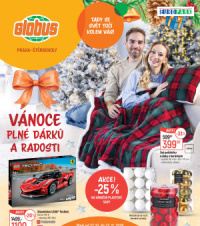 Akční leták Globus  Praha - Štěrboholy - Vánoce plné dárků a radosti