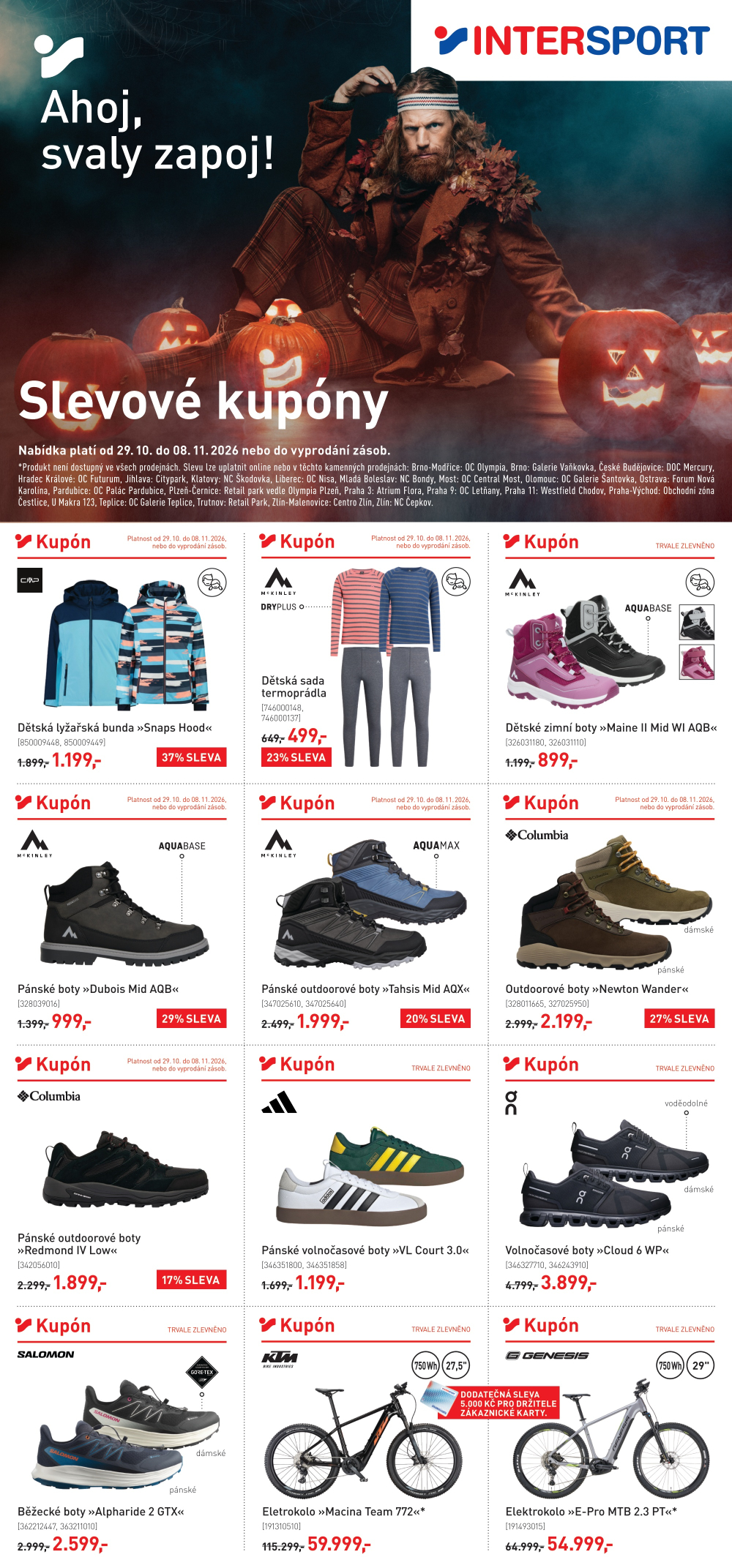 Leták Intersport - Slevová knížka - strana 1