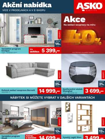 ASKO nábytek leták - Akční nabídka