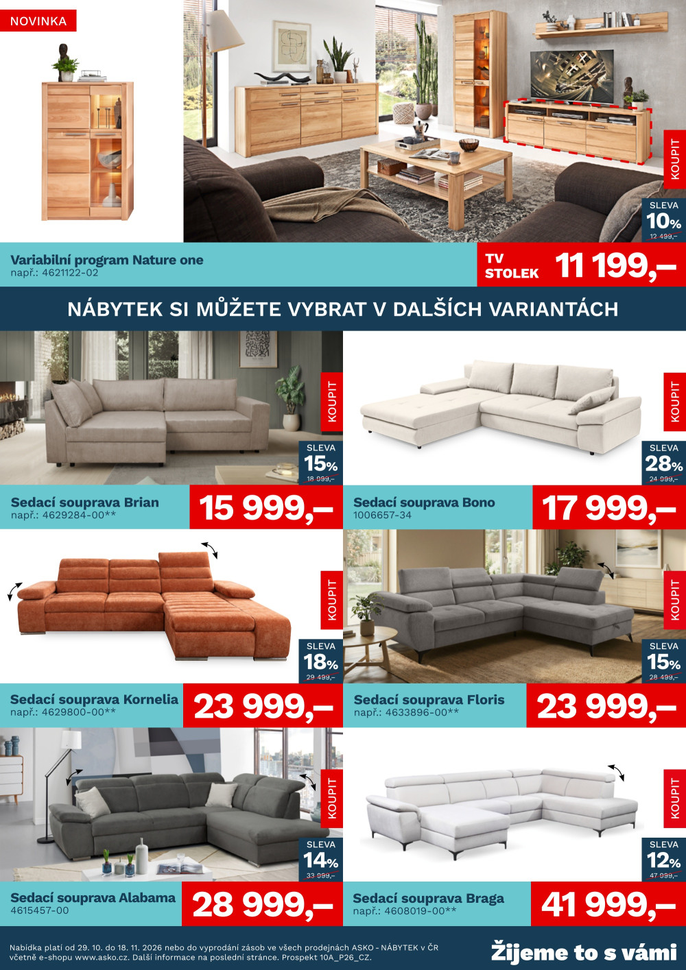 Leták ASKO nábytek leták - Akční nabídka - strana 2