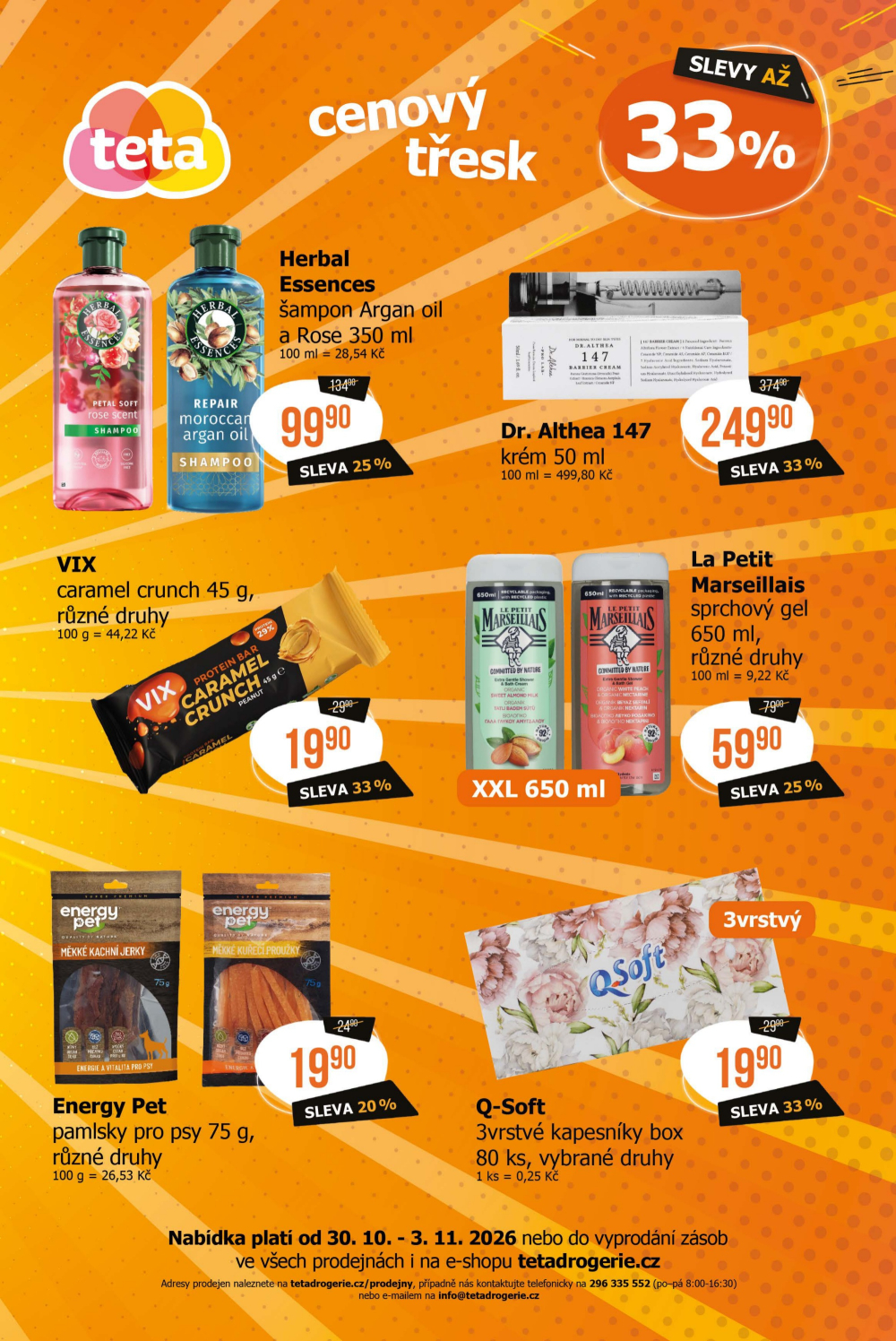 Leták Teta drogerie - Cenový třesk - strana 2