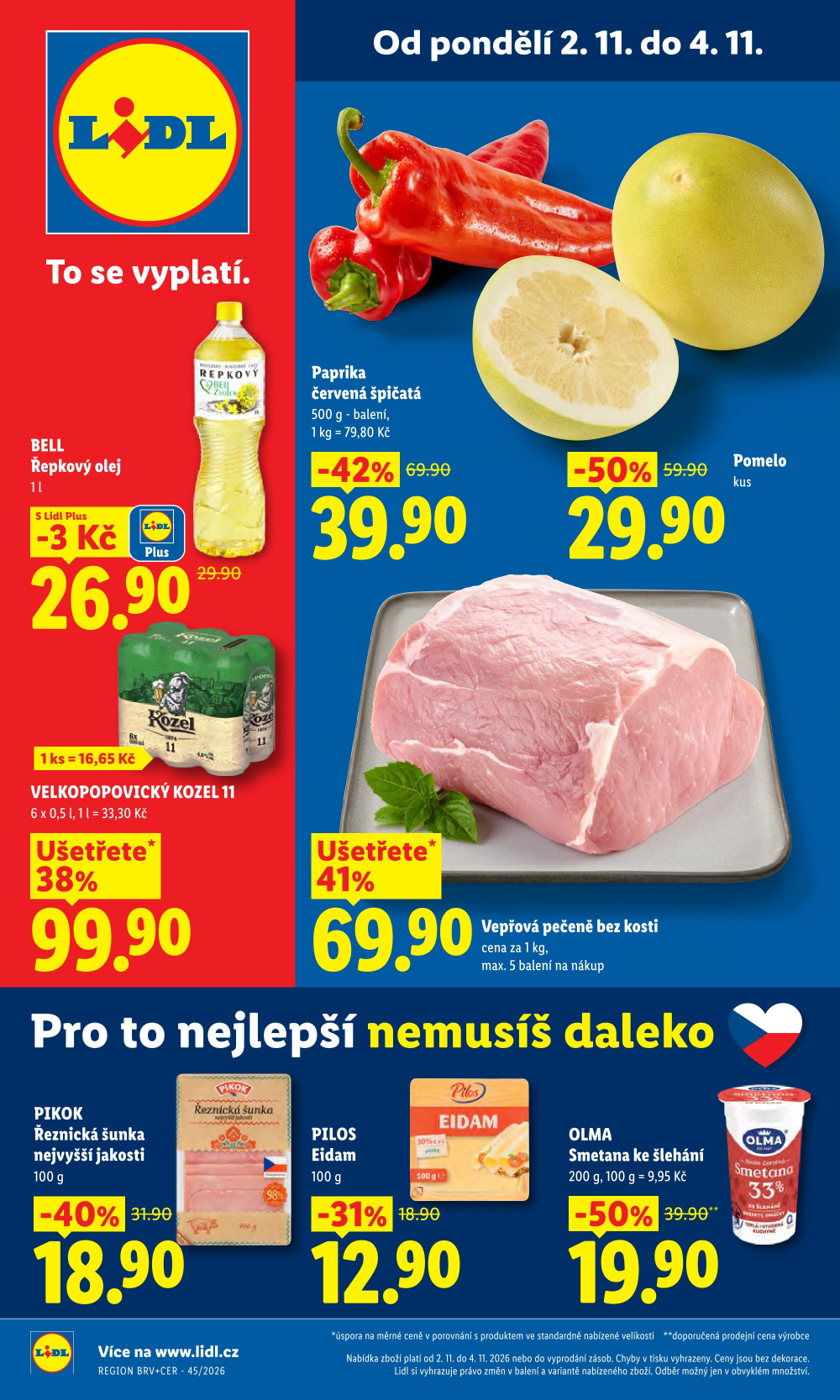 Leták Lidl leták od pondělí - strana 1