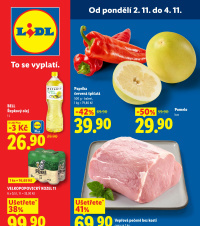 Akční leták Lidl  od pondělí