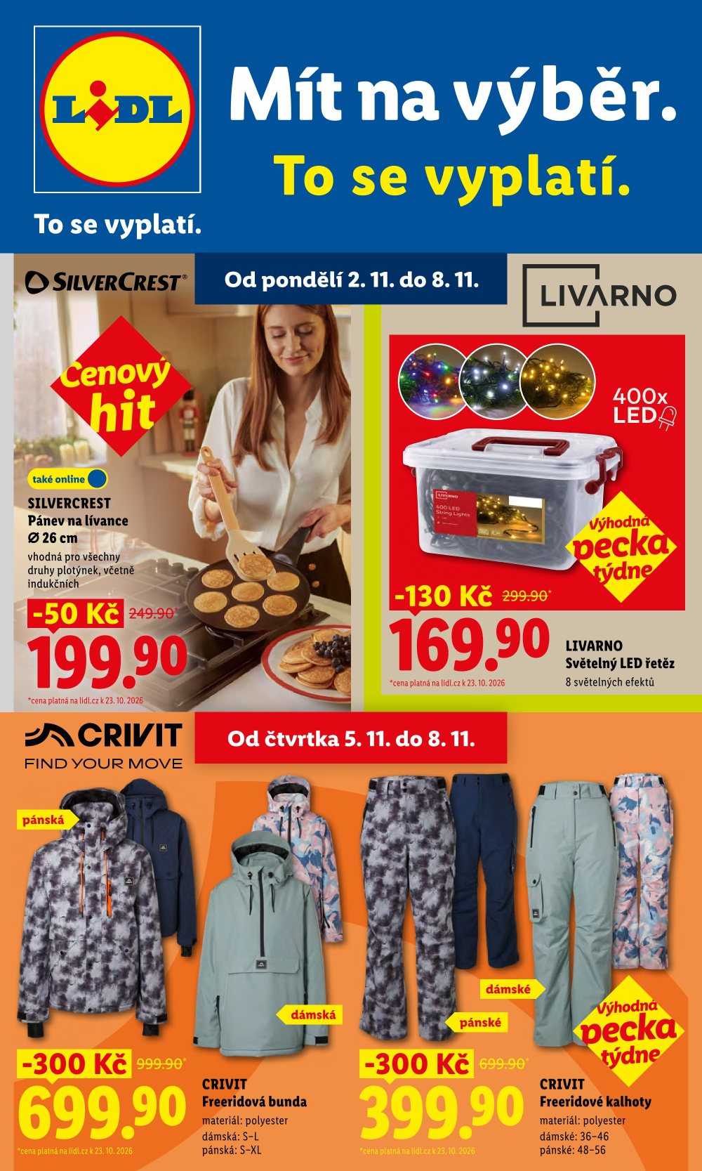 Leták Lidl leták - Nabídka spotřebního zboží - strana 1