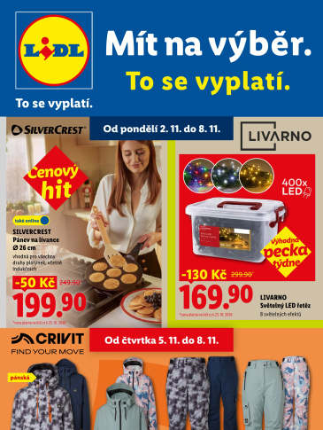 Lidl leták - Nabídka spotřebního zboží