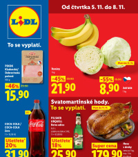 Akční leták Lidl  od čtvrtka